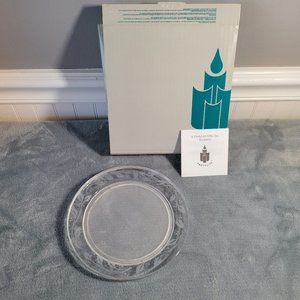 Partylite Holly Christmas Candle Tray